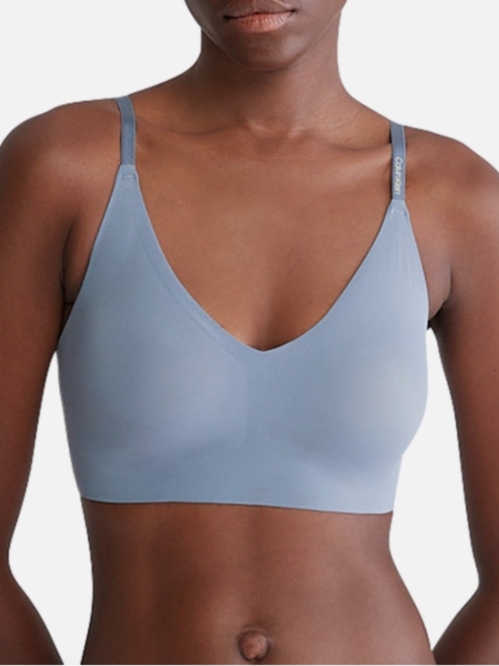 Calvin Klein Invisibles Comfort Lightly Lined Wireless Triangle Bralette NWT  XS